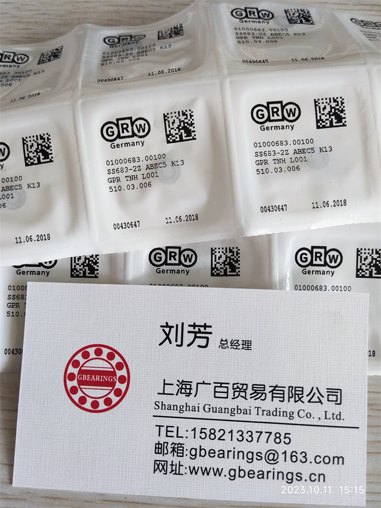 德國GRW軸承，SS684-2Z P5 C10/15 GPR J L027流量計軸承